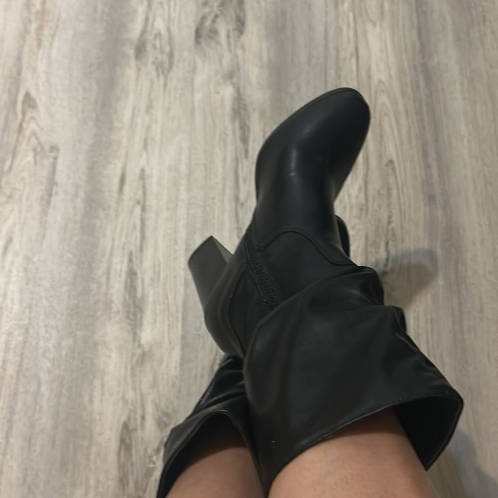 Style & Co. Black Heeled Boots